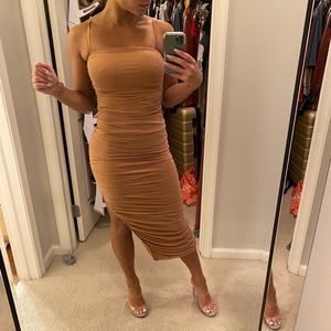 New Camel midi dress!